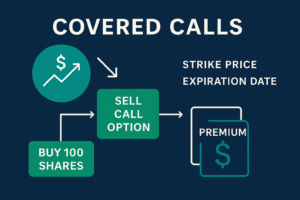 A simple covered call schematic