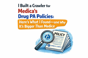 A mag glass and documents for Medica